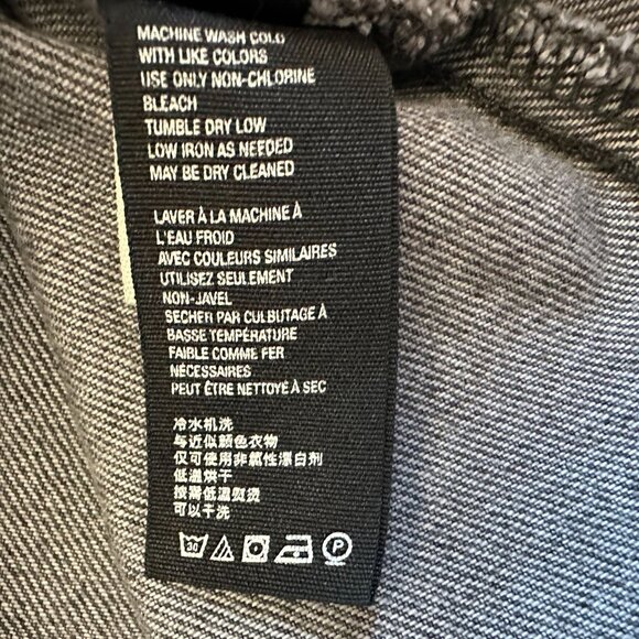 Free People We The Free Womens 27 Skirt Sidecar Mini Distressed Raw Hem Denim - Picture 5 of 7